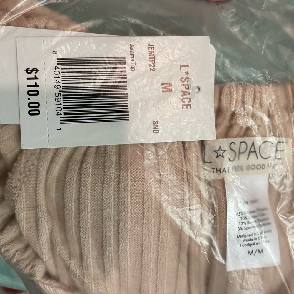 l*Space Jenna Top in Sand Sz Medium - Picture 6 of 6